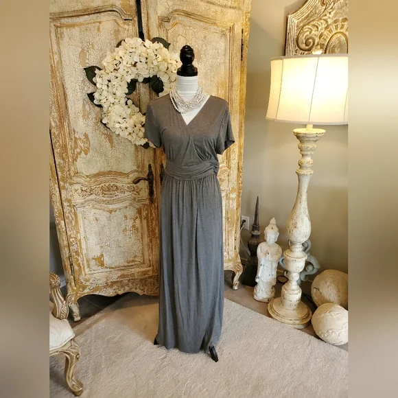gray empire waist dress Catherine Deane White Embellished Empire Waist Bridal Dress 4 / White main image 0